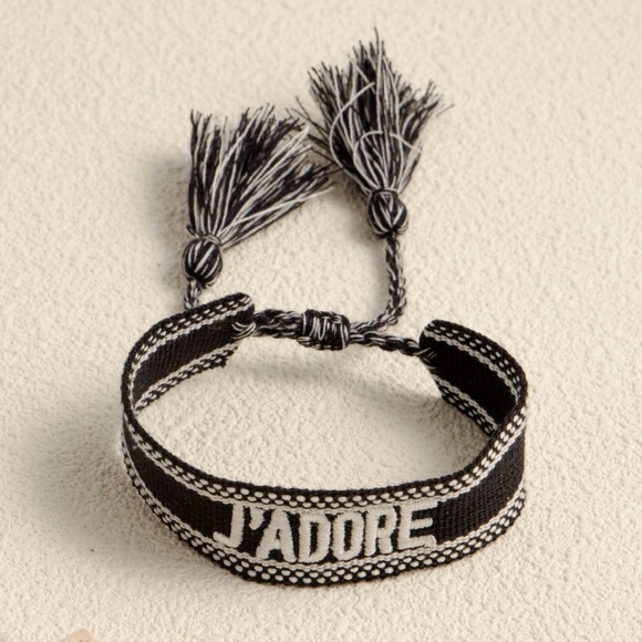 Black and White J'ADORE Bracelet - Picture 1 of 1